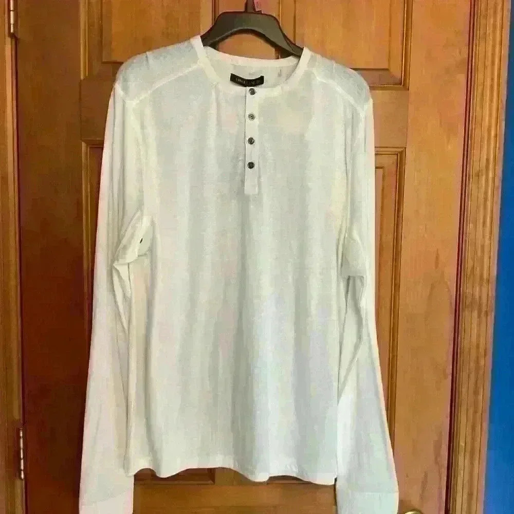 Vince Camuto white long sleeved top